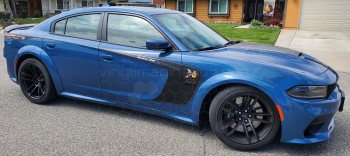 2015 to 2023 Dodge Charger Outer Scallop Swoosh with Tail