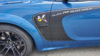 2015 Dodge Charger Outer Scallop Swooshes