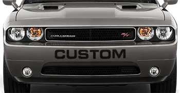 Image of Front Bumper Text on the 2008 Dodge Challenger