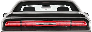 Image of Rear Spoiler Blackout Decal on the 2008 Dodge Challenger