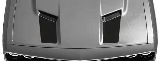 Dodge Challenger 2015 to 2023 Hood Intake Accent Stripes