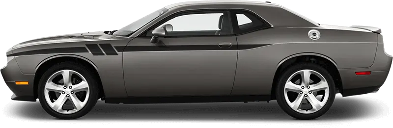 Dodge Challenger 2015 to 2023 Side Accent Hash Stripes