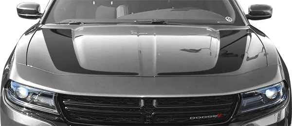 Dodge Charger 2015 to 2023 Hockey Stick Hood Stripes