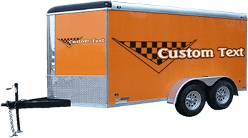 BUY Checkered V Trailer Graphics