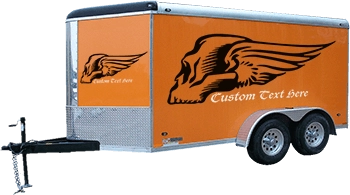 BUY Skull Wing Trailer Graphics