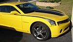 Picture of 2010 Chevy Camaro Front Side Hockey Stripes Installed By Customer