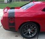 Picture of 2015 Dodge Challenger Rear Bumblebee Tail Stripes Installed By Customer