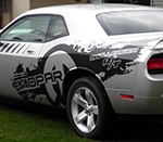 Picture of 2015 Dodge Challenger Drag Pack Splatter Stripes Installed By Customer