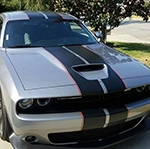 Picture of 2015 Dodge Challenger Rally Racing Dual Stripes Kit Installed By Customer