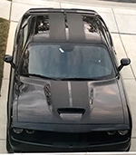 Picture of 2015 Dodge Challenger Rally Racing Dual Stripes Kit Installed By Customer