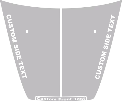 SRT-8 Hood Decals Graphic Design Style 04