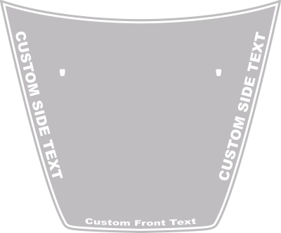 SRT-8 Hood Decals Graphic Design Style 05