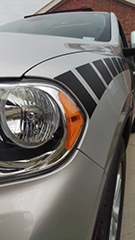 Picture of 2011 Dodge Durango Headlamp Trail Stripes Installed By Customer