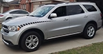 Picture of 2011 Dodge Durango Headlamp Trail Stripes Installed By Customer