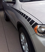 Picture of 2011 Dodge Durango Headlamp Trail Stripes Installed By Customer