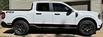 Picture of 2022 Ford Maverick Rocker Panel Graphic Stripe Decals Installed By Customer